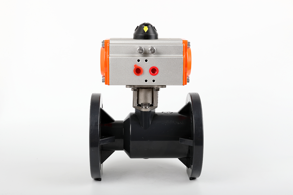 永新气动法兰一体球阀