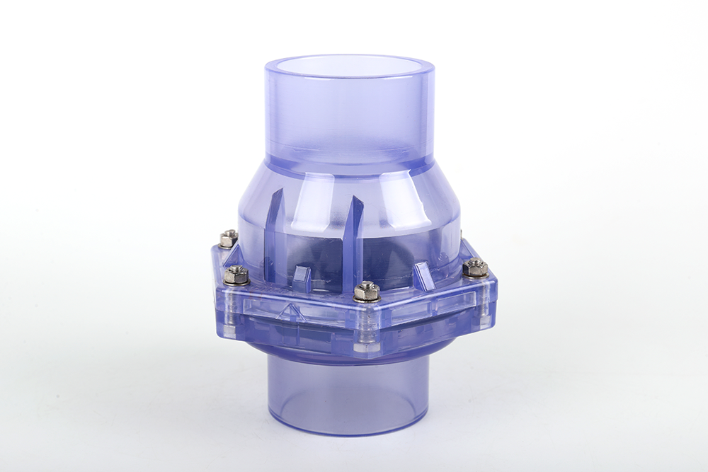 永新透明翻板式止回阀